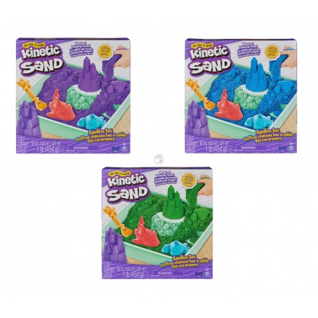 Kinetic Sand Sandbox Set 1lb (454g) Asst