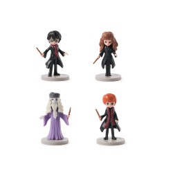 Wizarding World Magical Mini Figures (Harry, Ron, Hermione, Dumbledore) Asst