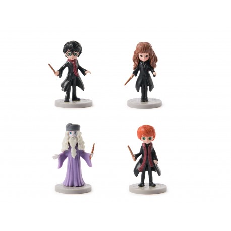 Wizarding World Magical Mini Figures (Harry, Ron, Hermione, Dumbledore) Asst