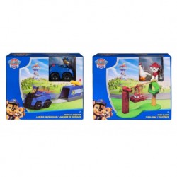 PAW Patrol Tower Mini Playset (Chase Launcher + Marshal Wire Slider) Asst
